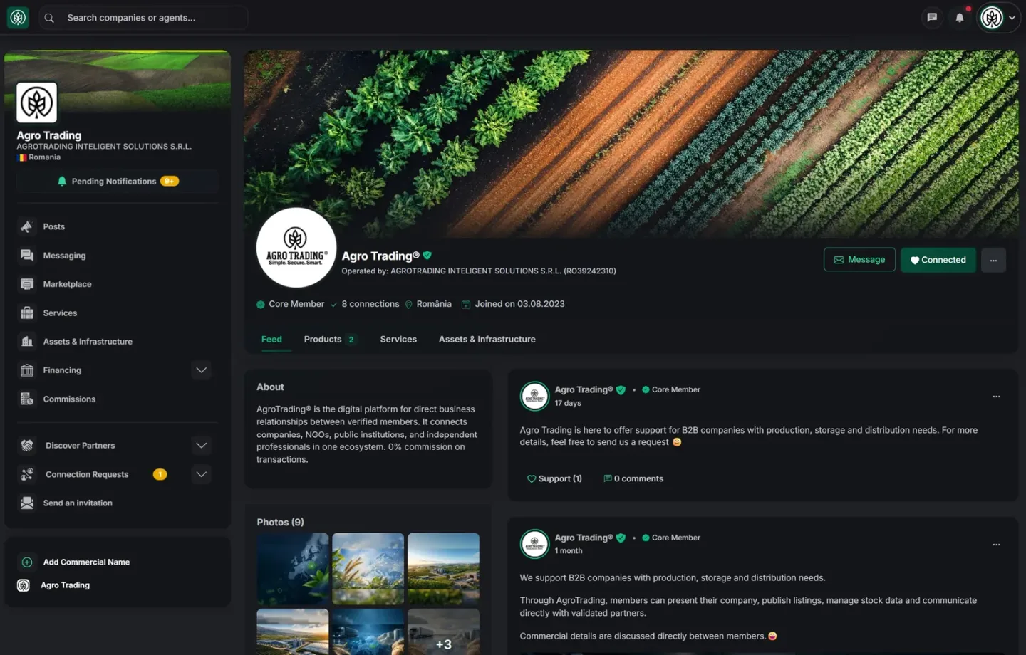 Funcționalități AgroTrading